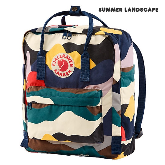 [フェールラーベン] Kanken Art 　 Coast Line-Sky ** Fjallraven Kanken Mini Art Backpack - Coast Line-Sky - Accessories