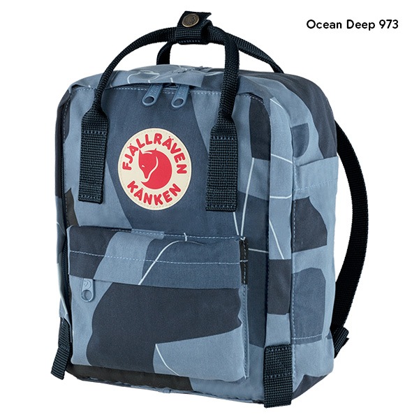 タグ付き　FJALLRAVEN KANKEN　ART　マルチカラー　リュック