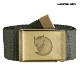 Canvas Brass Belt 4 cm