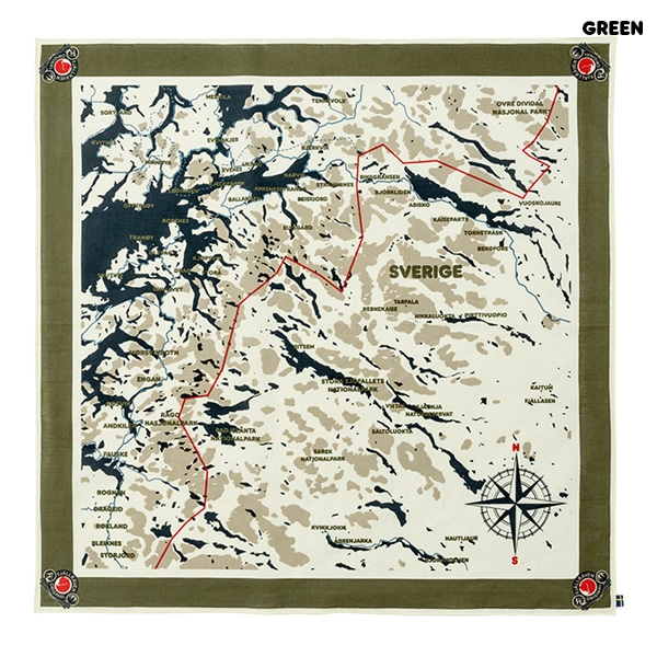Swedish Classic Map Scarf | FJALLRAVEN,ACCESSORIES | 【公式