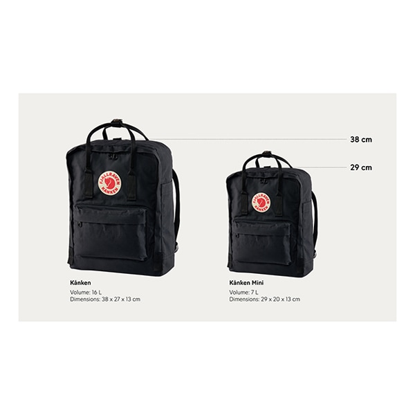 Fjällräven Kånken ブラックリュック Amazon.com: Fjällräven Kånken Unisex Travel Backpack - Side