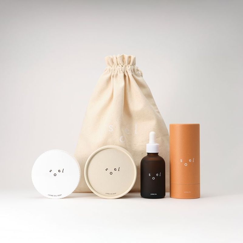正規販売】soel LIVING-OIL ボディソープ サンダルウッドオリス 400ml