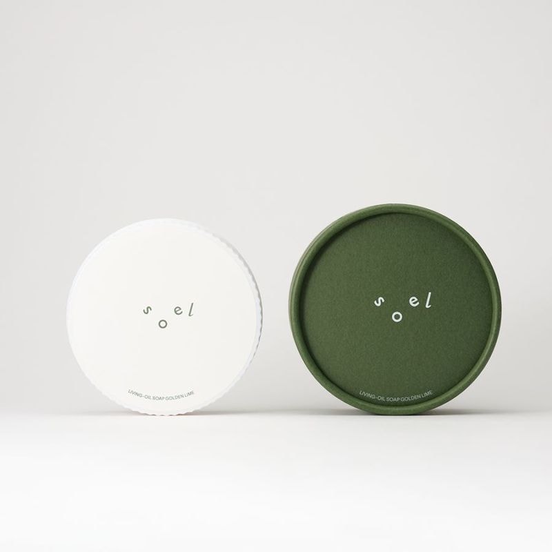 【正規販売】soel LIVING-OIL SOAP GOLDEN LIME 生せっけん 100ml