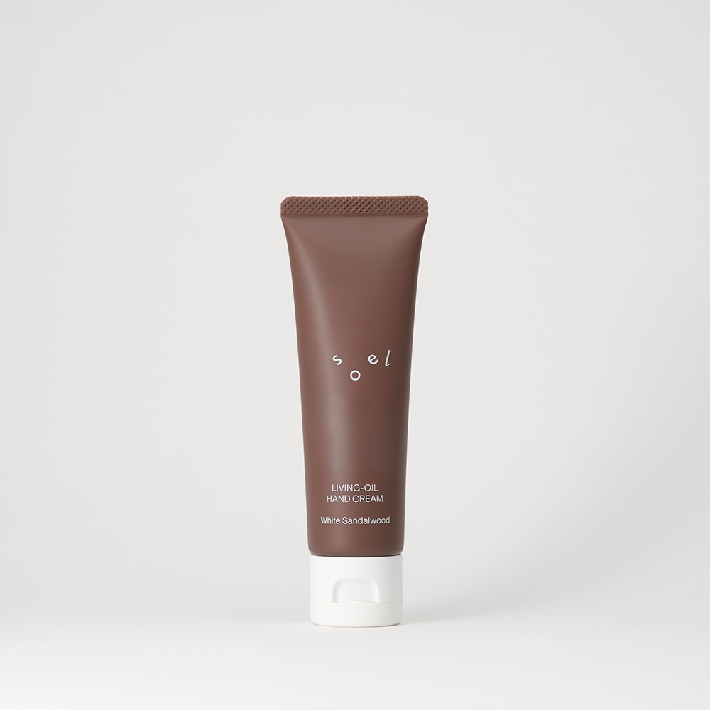 正規販売】soel LIVING-OIL ハンドクリーム ホワイトサンダルウッド