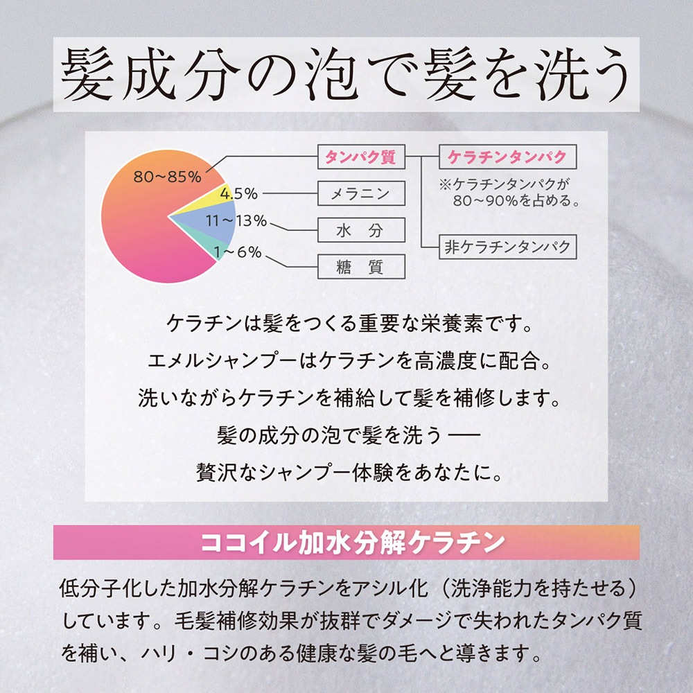 【楽天ランキング1位受賞】RACOURI(ラクリ)エメルシャンプー 300mL