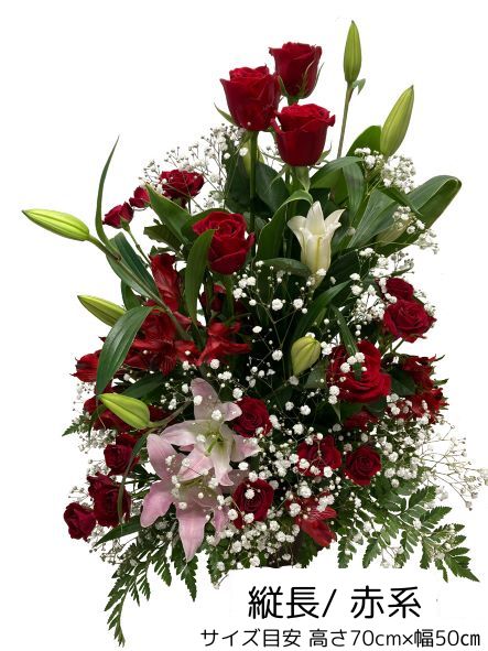 縦長アレンジメント【AR-10000】 | 用途で選ぶ,お祝い | フラワー