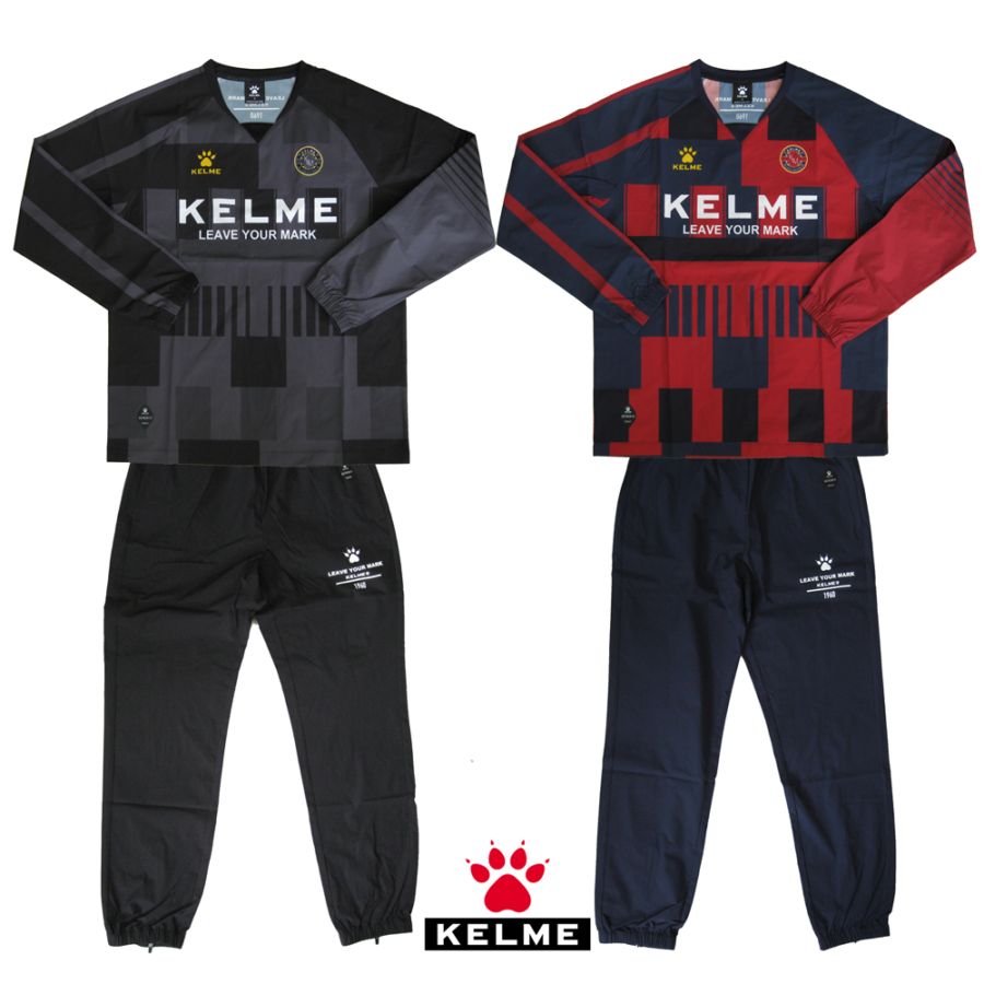 駒澤大学 サッカー部 ピステ上下セット ケルメ Lサイズ ケルメ（KELME,ケレメ） ピステ上下セット（裏地なし） KC25F308