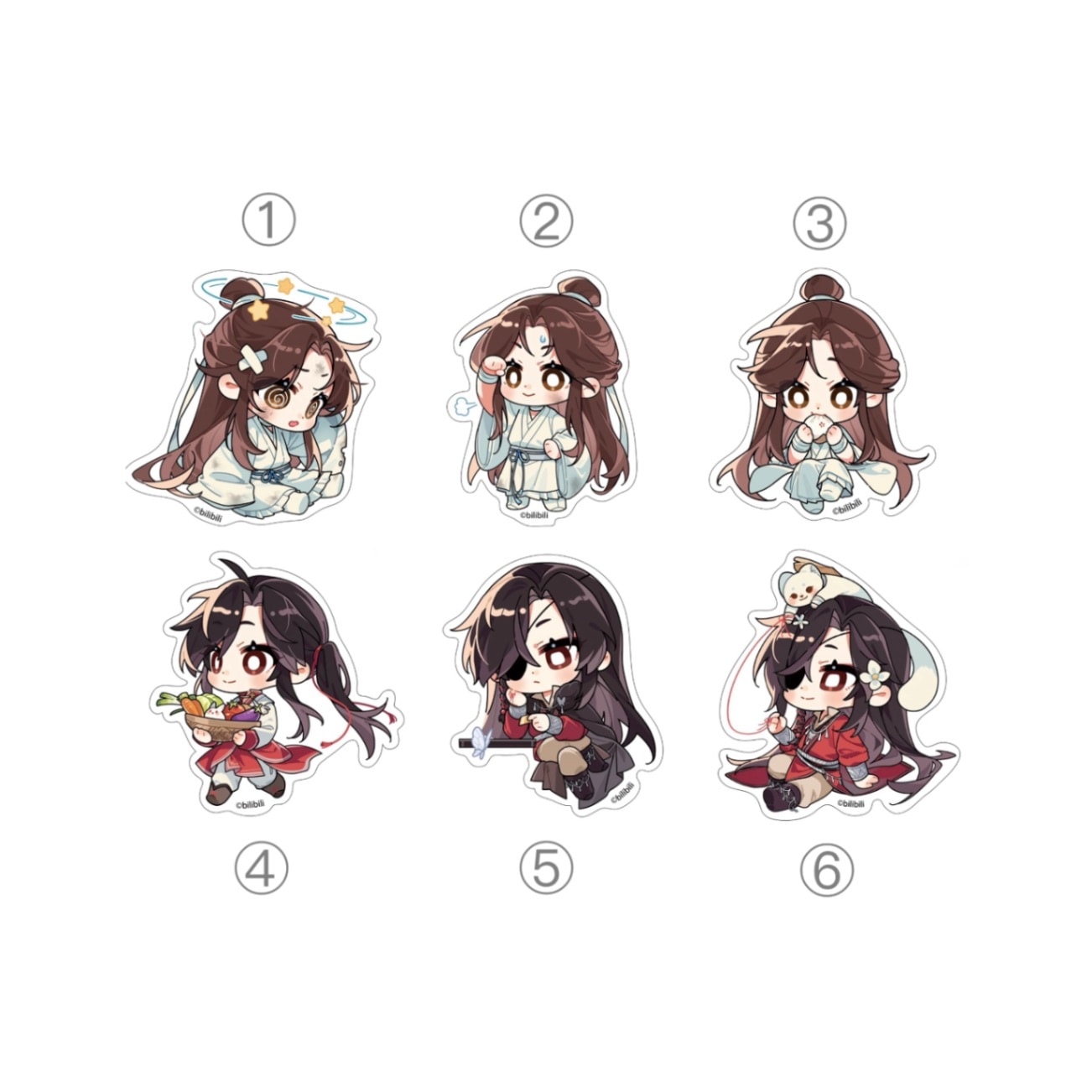 天官賜福　アクリルキーホルダー　玲珑群像シリーズ　ストラップ　9個セット アニメ『天官賜福 貮』アクリルキーホルダー 全9種 BOXセット