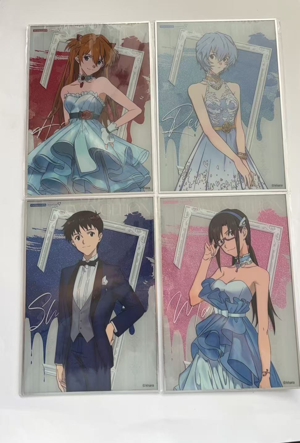 エヴァンゲリオン コラボカフェ アクリル色紙【現品