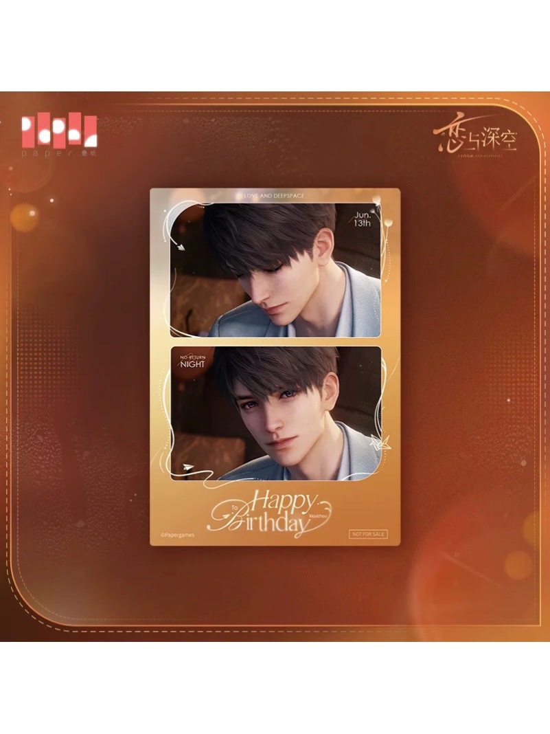 恋と深空 マヒル 夏以昼 2025誕生日シリーズ チェキセット【現品