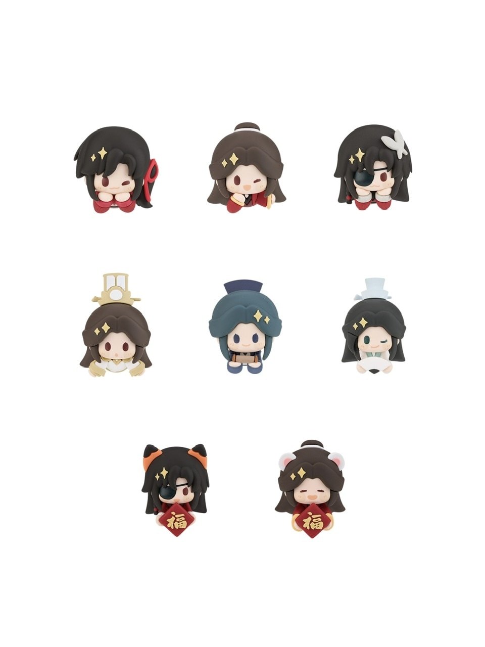 天官賜福アニメ minidoll 清漣蓮蓮 トレーディングマグネット 全8種