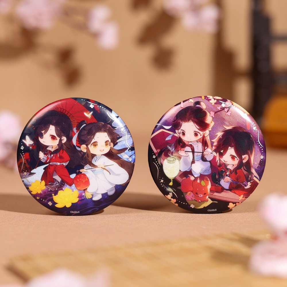 天官賜福　くじ引き堂　缶バッジ全12種+オマケ缶バッジ4種 天官賜福 くじ引き堂 缶バッジ全12種+オマケ缶バッジ4