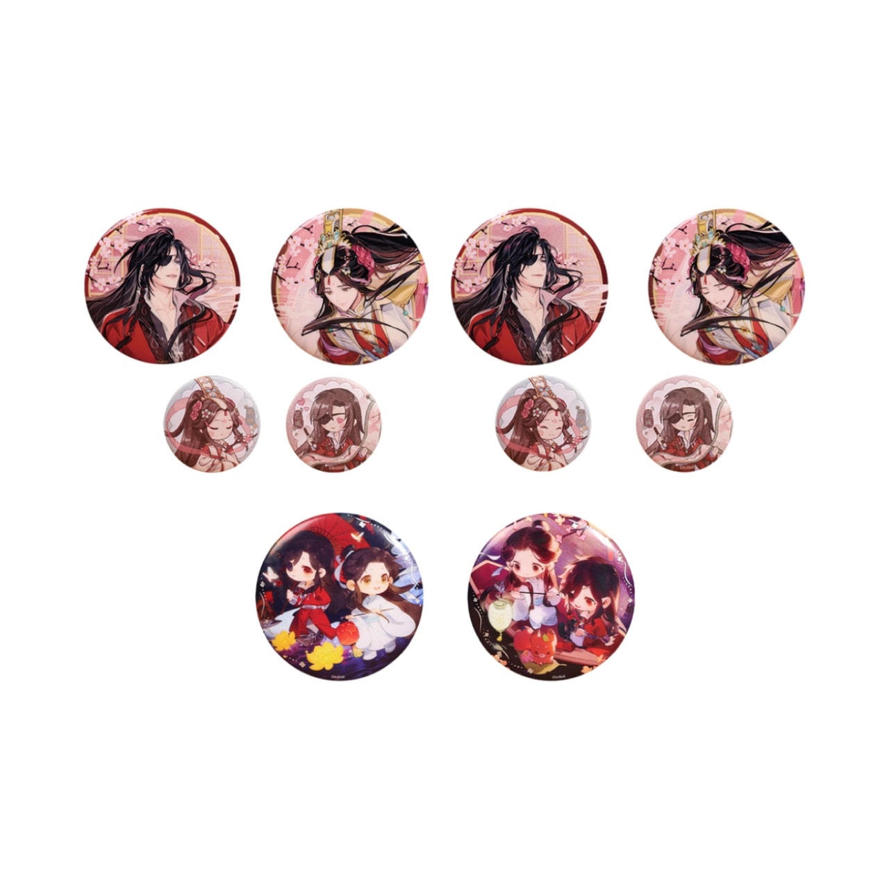 天官賜福 アニメ 缶バッジ 天官賜福アニメ 缶バッジセット（上元灯火シリーズ）【お