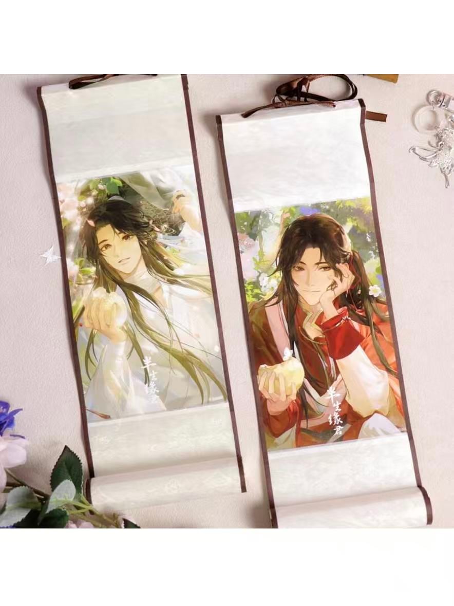 天官賜福アニメ 包包的谷 半生縁君シリーズ ミニタペストリー【26年2