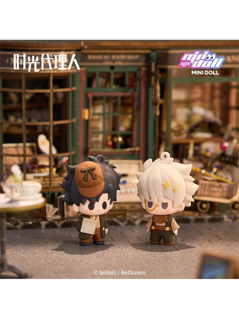 時光代理人アニメ 英都学院シリーズ ソフビキーホルダー【150日前後