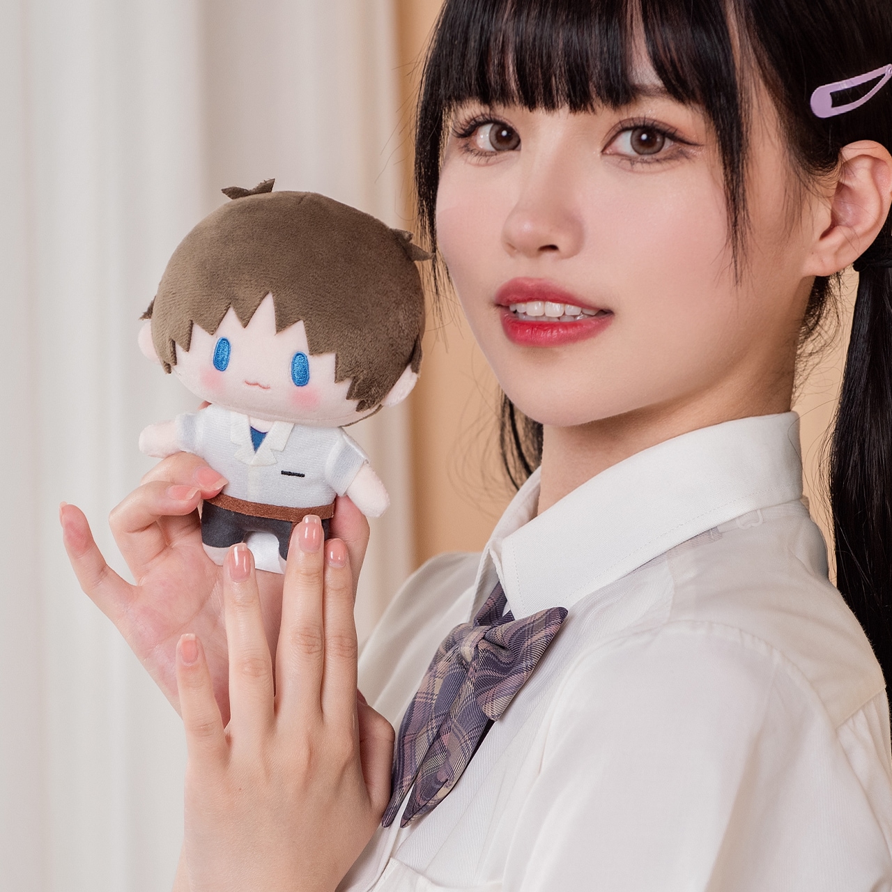 エヴァンゲリオン 綾波レイ 海外レア ぬいぐるみ 綾波レイ シン・エヴァンゲリオン劇場版 プライズ品 くっつき