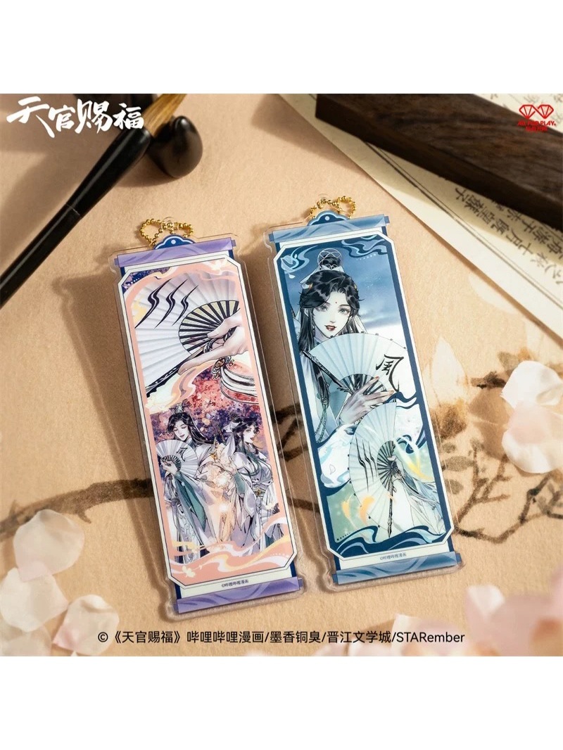 BLUEMOさま専用（原画）祝福の便り ほか　4点おまとめ 天官賜福漫画 玩点無限 画中游 アクリルブックマーカー【45日入荷