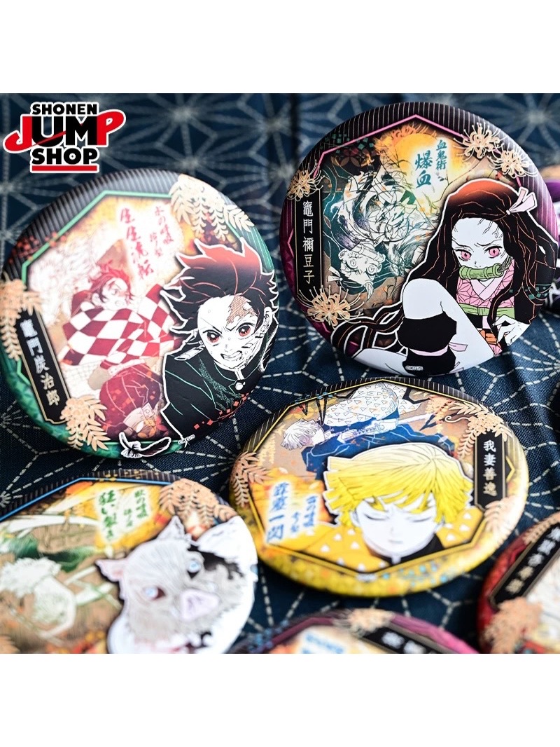 鬼滅の刃 JUMPSHOP中国 トレーディング缶バッジ ランダム【予約