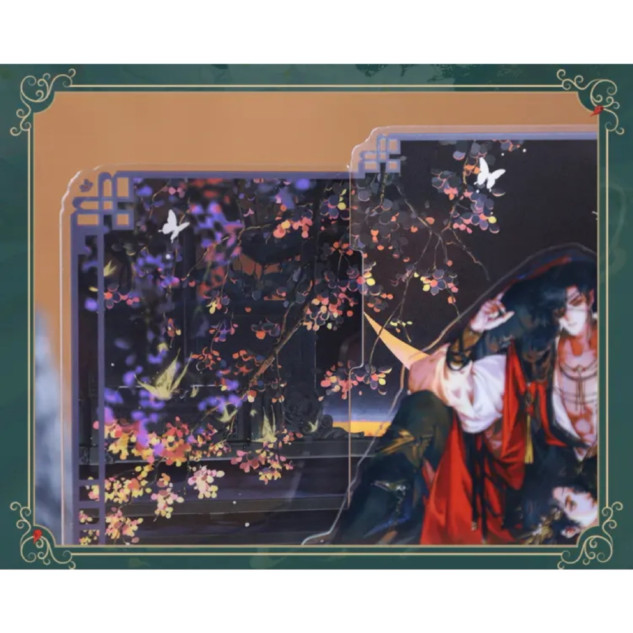 天官賜福 A賞 特大アクリルスタンド&バースデーボックス×2 天官賜福漫画 繁花水榭 双人アクリルスタンド【23年10月中旬入荷予定