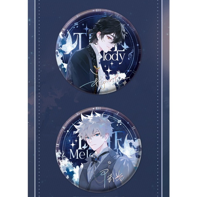 時光代理人 時間楽章シリーズ 月色缶バッジセット【24年11月から入荷