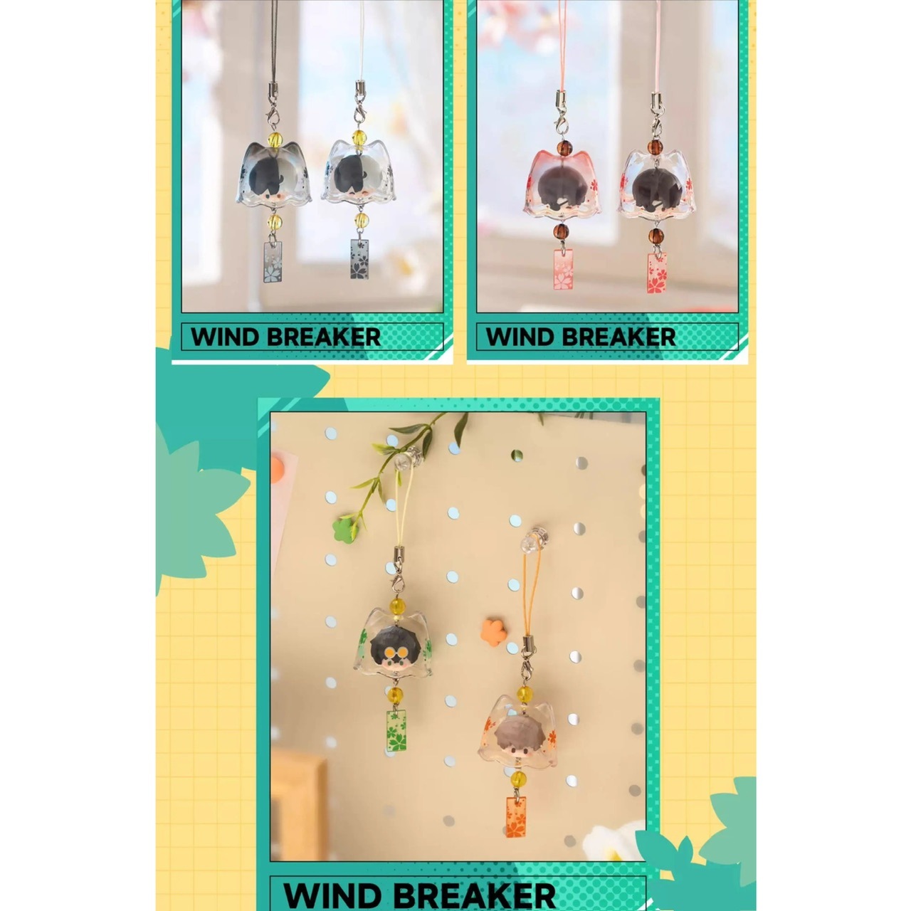 WIND BREAKER 玩点無限 風鈴キャンディキーホルダー 全16種【25年11月