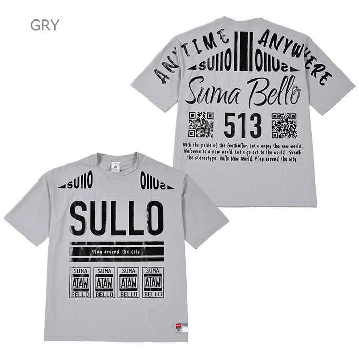 SULLO/スージョ プラシャツ「フットサル ウェア 23SS CITY
