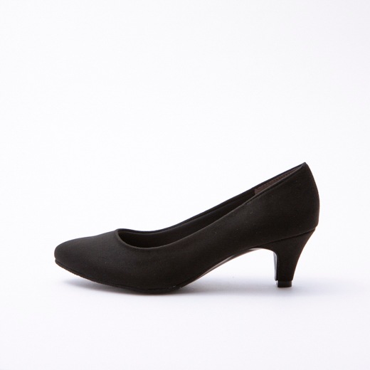 ロングセラーのラクチンキレイ見え5ｃｍパンプス BLK/S