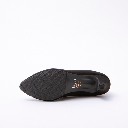 ロングセラーのラクチンキレイ見え5ｃｍパンプス BLK/S