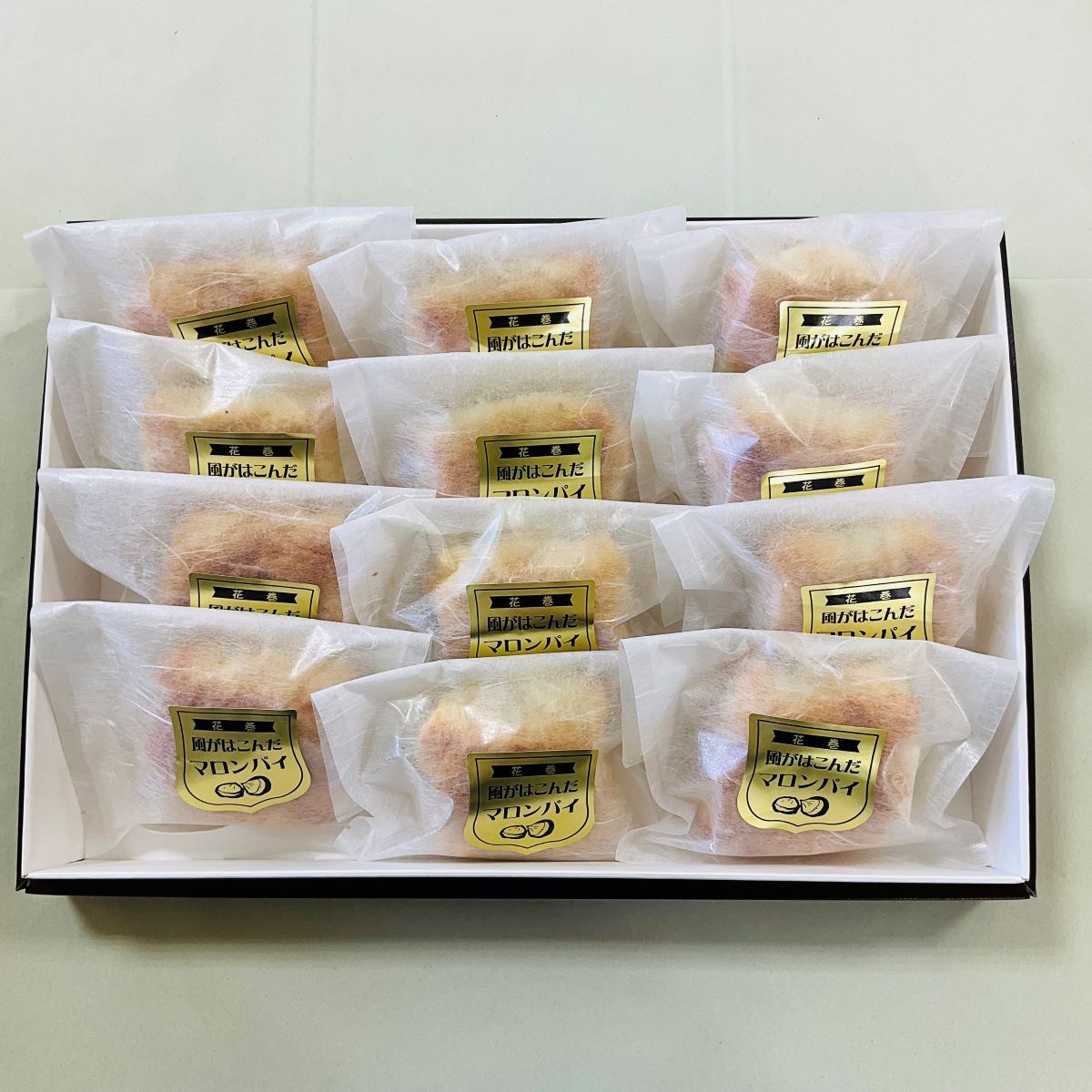 風がはこんだマロンパイ12個箱入り