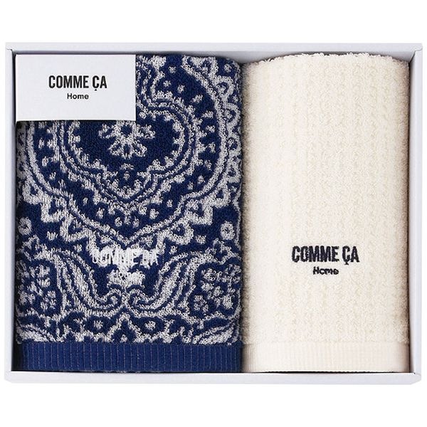 コムサホーム フェイス・ウォッシュタオルセット
