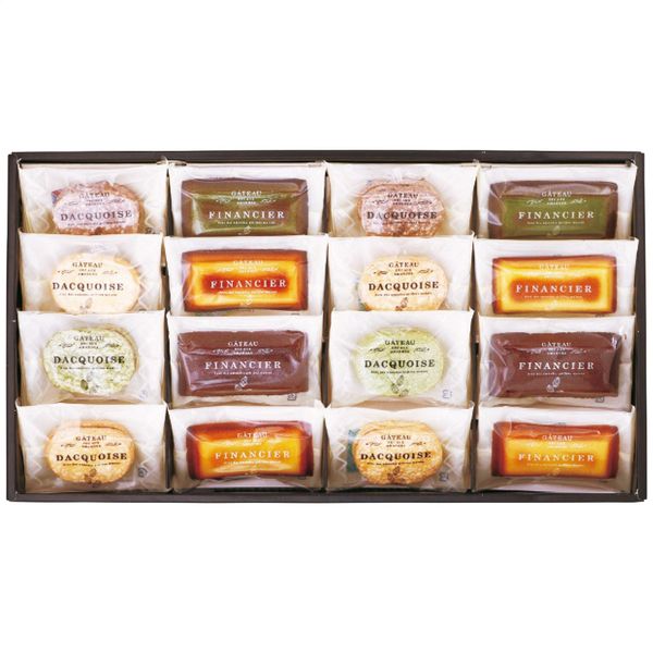 井桁堂 自家挽きアーモンドのガトーセレクション 16個入 GS16