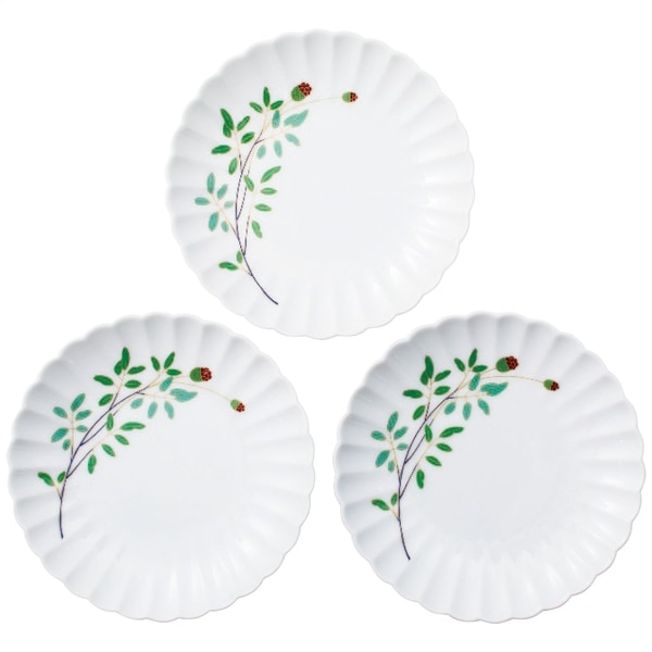 香蘭社 われもこう 三つ組銘々皿