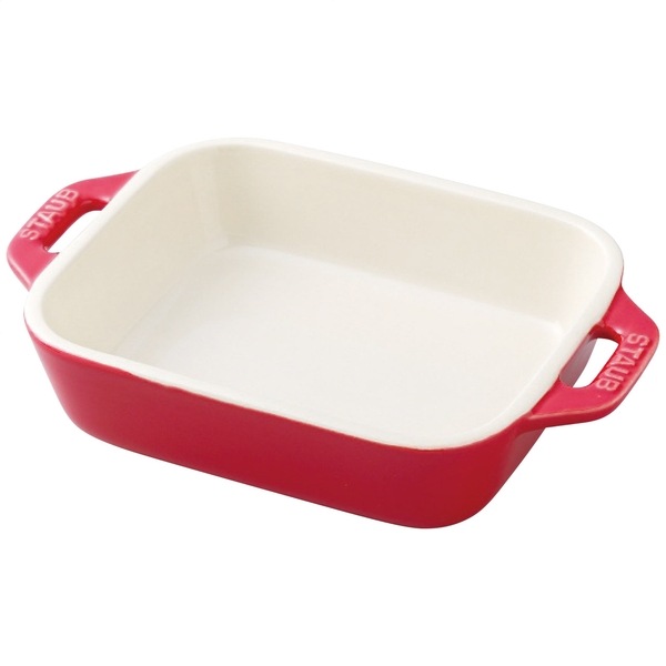 ストウブ レクタンギュラーディッシュ(チェリー)