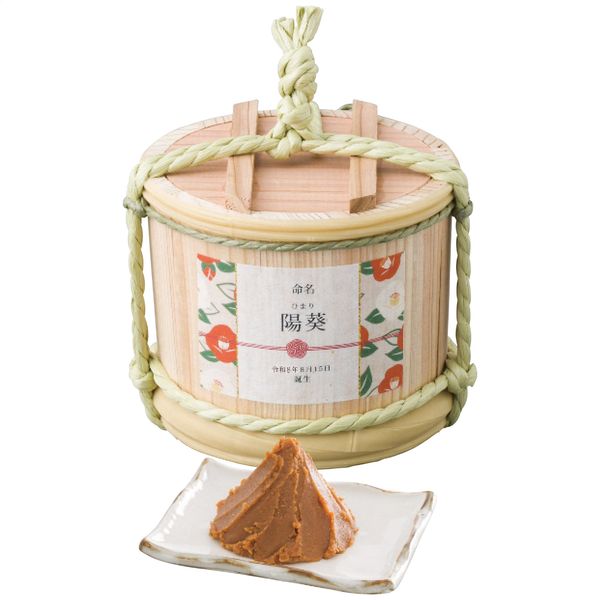 石井味噌 名入れ 三年蔵 白味噌500g 椿