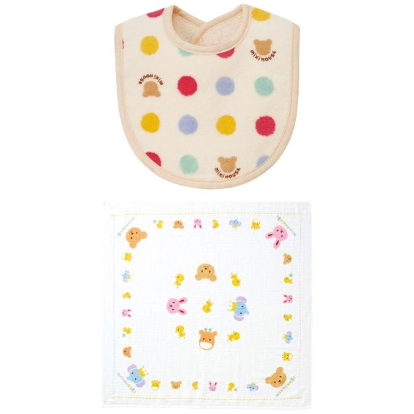 ミキハウスベビー スタイ・バスタオルセット