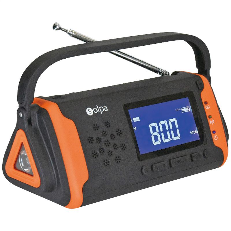 ソルパ 手回し/ソーラー蓄電ラジオ チャージオ・ラムダ