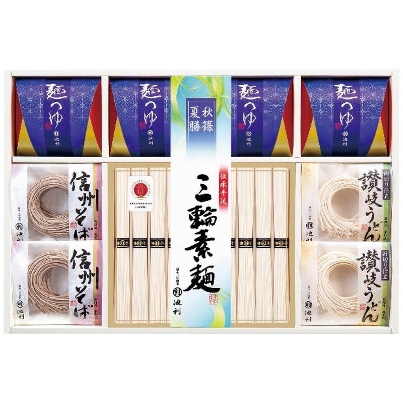 【送料込み】池利 麺づくし 秋篠夏膳 AZ-30