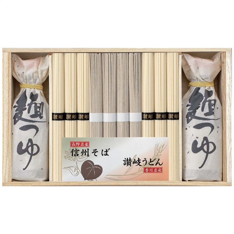 【送料込み】麺匠屋よし井 信州そば・讃岐うどん詰合せ SF-50T