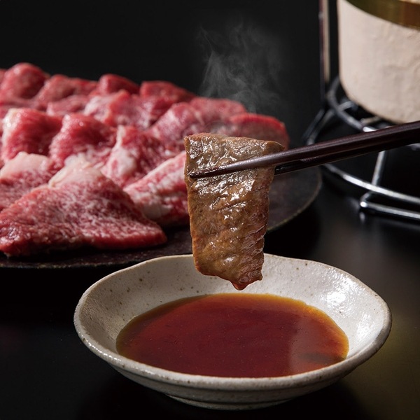 萬野和牛 萬野和牛焼肉用モモバラ(約800g)＆だし醤油セット