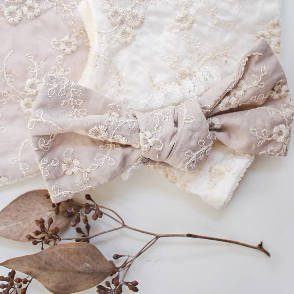 [Lien de famille]刺繍ヘアバンド