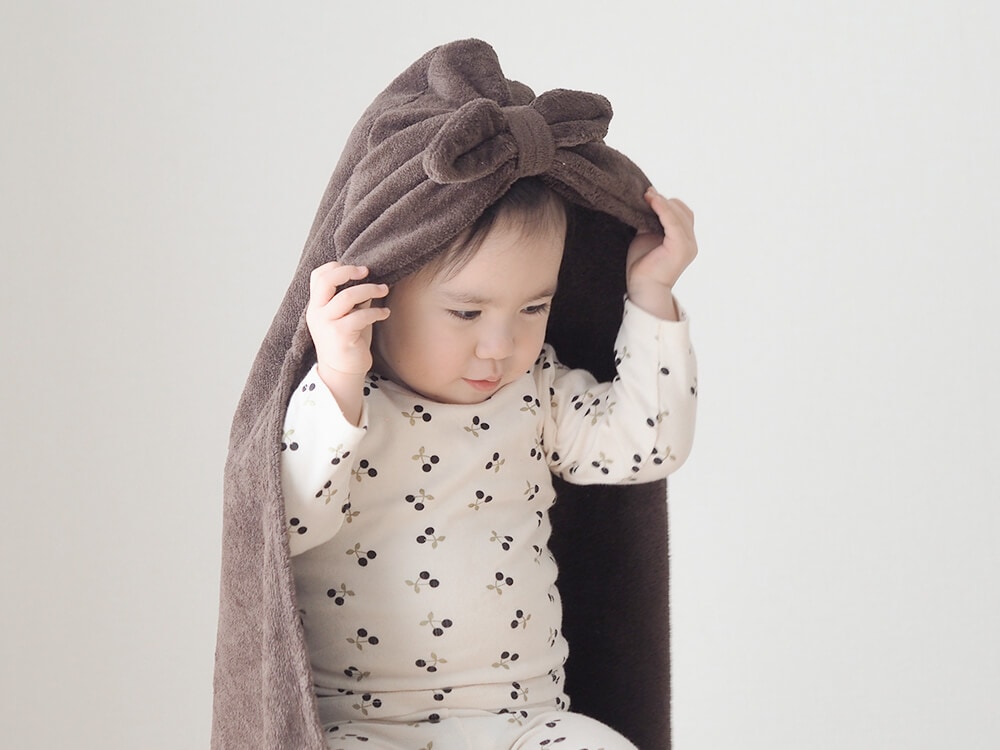 [Elodie Details] フード付きタオル