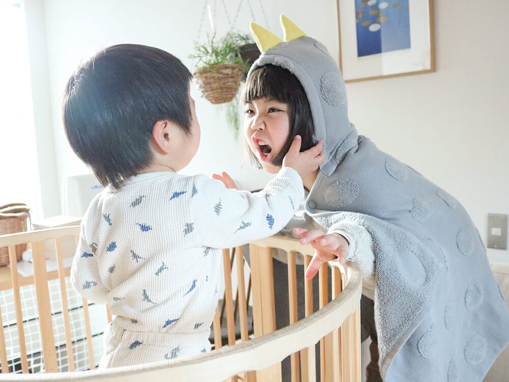 [kontex]フード付きバスタオル(恐竜)