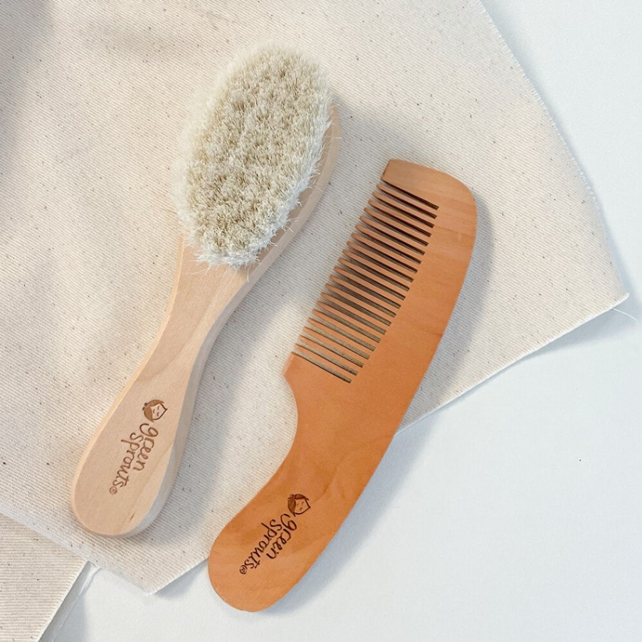 [green sprouts]ベビーブラシ&コームセット