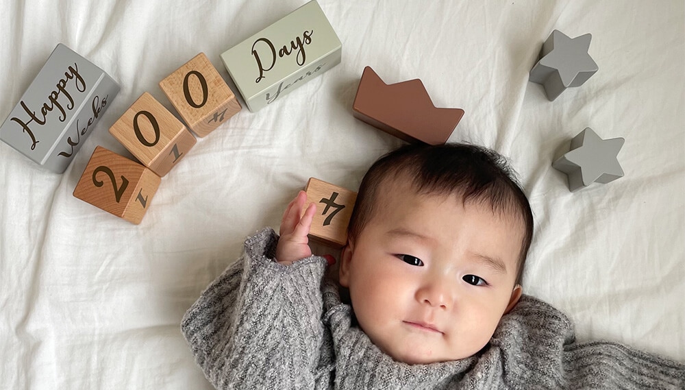 つみきと布おもちゃのセット[amanoppo]出産祝い