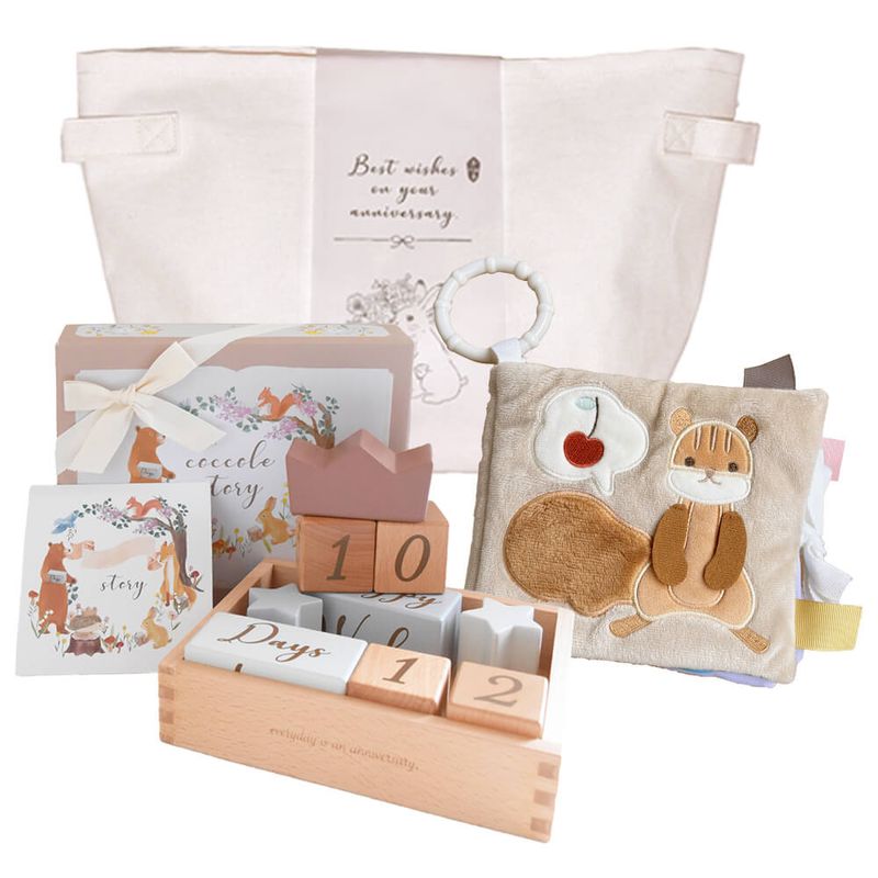 つみきと布絵本セット[amanoppo] 出産祝い 