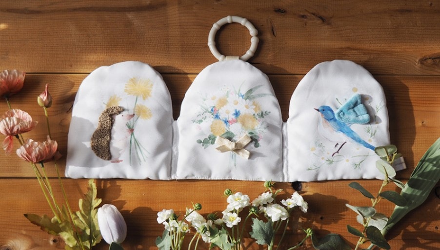 ぬのえほん いつでも花束をそばに[cocory friends]