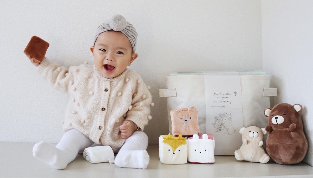 布おもちゃギフトセット[cocory friends] 出産祝い