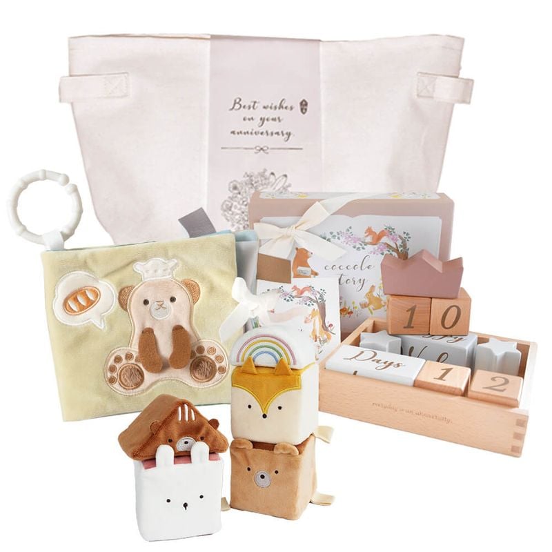 こぐまくんとつみきの3点セット[amanoppo]出産祝い 