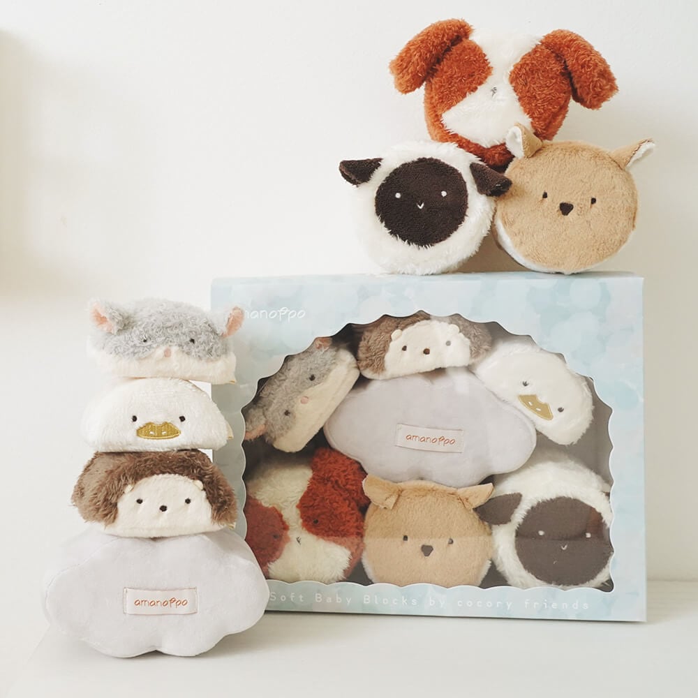 もちふわブロック ふわふわ＋ 森の新しいおともだち[cocory friends