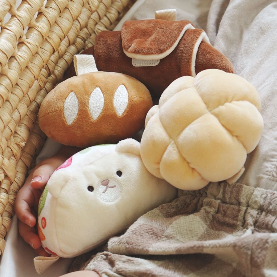 【2月下旬再入荷予定】もちっとラトル こぐまくんの焼きたてパン[cocory friends]